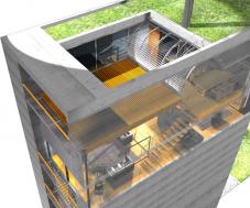 HANS STREITNER ARCHITEKTEN, HSA - HAUS 05 Berlin Townhouses - 54-Haus05 - DACHTERRASSE