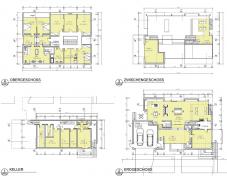 HANS STREITNER ARCHITEKTEN, HSA - HAUS 06  Villa BC, Berlin - 61-Haus - GRUNDRISSE